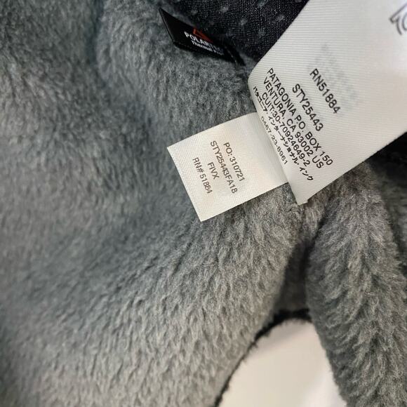 Patagonia Women's Sweatshirt Re Tool Snap T Fleece Gray Aqua Large Pullover Cozy - Picture 7 of 9